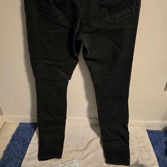 Signature by Levi Strauss Mid Rise Skinny Jeans Womens 10L Black Stretch Denim - Picture 3 of 7